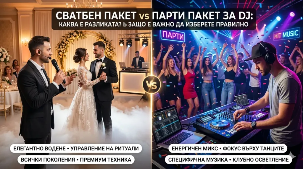 Svatben paket ili parti paket za Dj