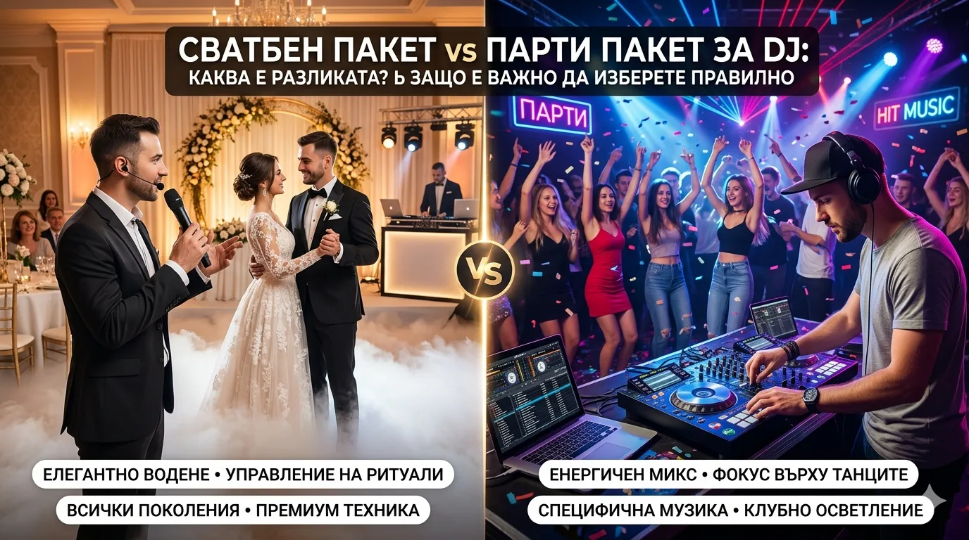 Svatben paket ili parti paket za Dj