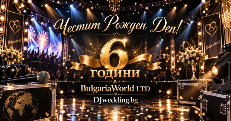 6 години бранд DJWEDDING.BG и хиляди участия зад DJ Георги Костов